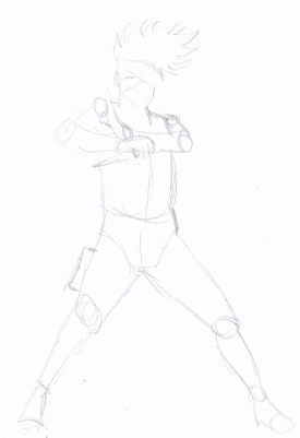 Como desenhar Kakashi (Naruto) passo a passo. How To Draw 